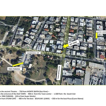 The Sky Yard Eclectic Apartamento